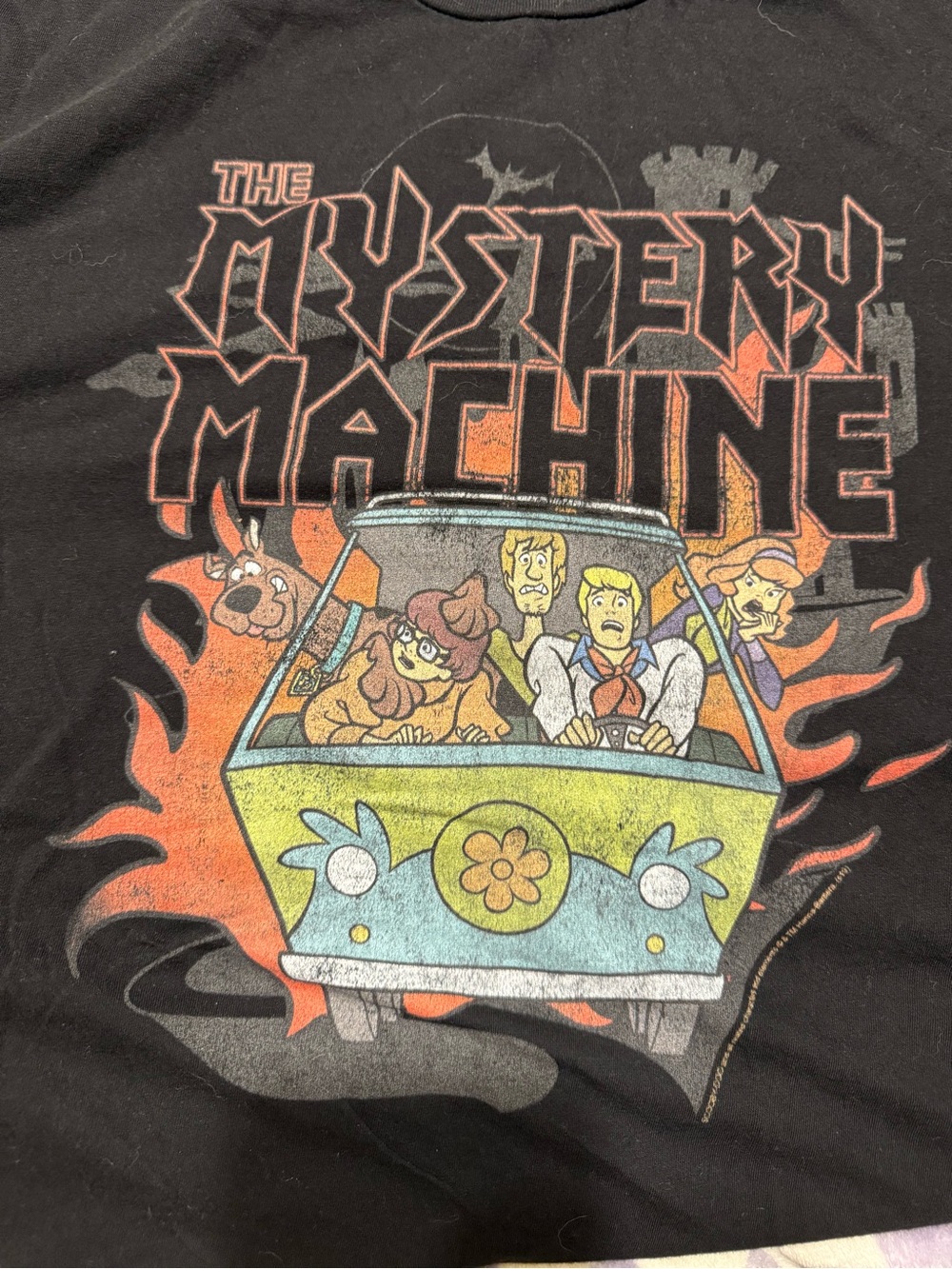 Scooby-Doo The Mystery Machine Graphic Short Sleeve Tee - Black
